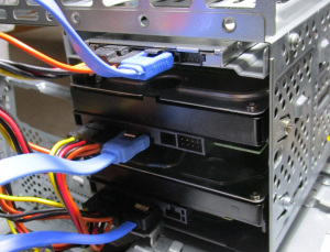 SSDの収納場所変更 SSDの収納場所変更