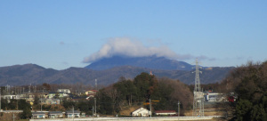 筑波山の雲